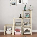 ชั้นวางกล่องครอกแมว